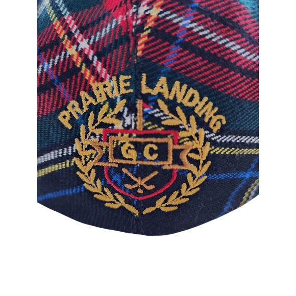 Prairie Landing Wool Plaid Golf Cap ? Scottish Tartan Newsboy Hat Beret NEW main image 9